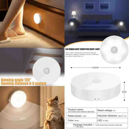 Motion Sensor LED Night Light -  Easy Installation